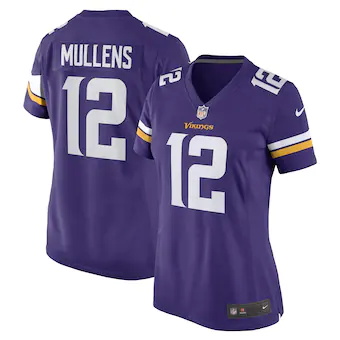 womens nike nick mullens purple minnesota vikings game play